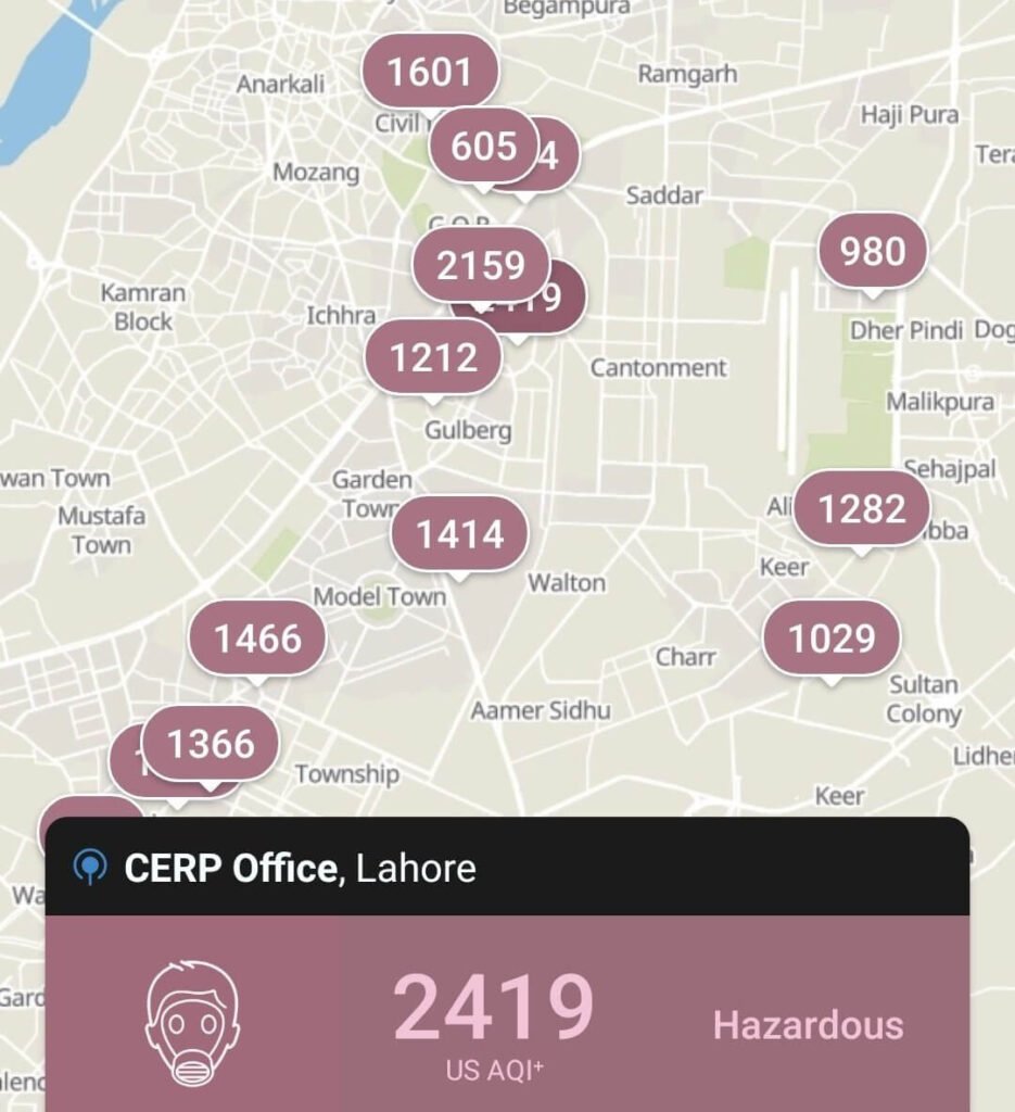 Lahore AQI