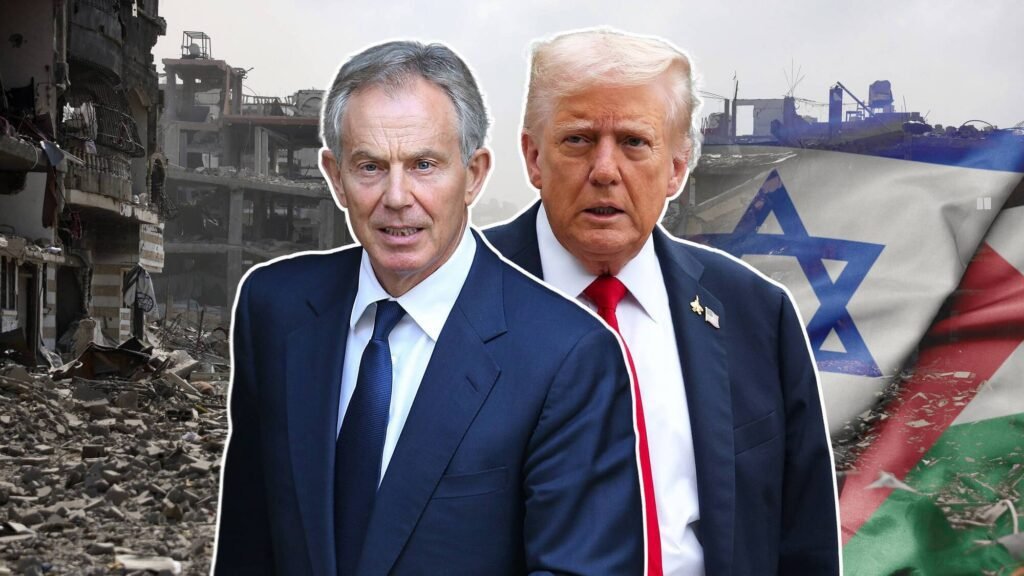 Donald Trump and Tony Blair