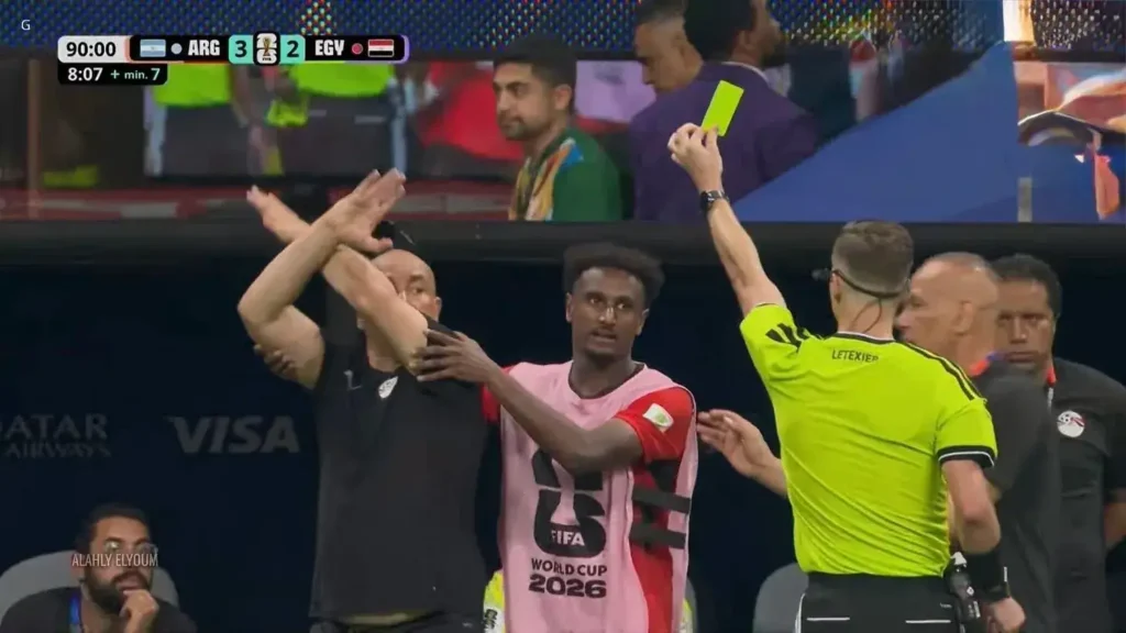 Egypt head coach hossam hassan racism gesture fifa world cup 2026