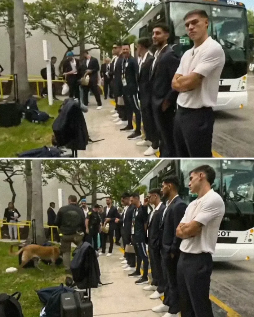 Uruguay team security check at fifa world cup 2026