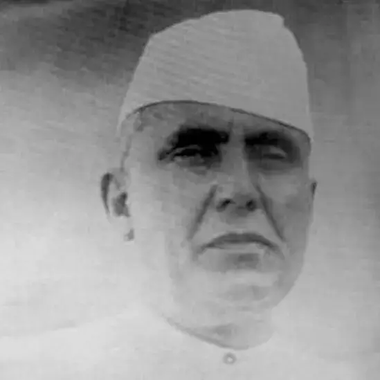 Dr. Khan Sahib, brother of Bacha Khan, and Chief Minister of the frontier province